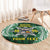 Personalised Tonga Takuilau College Round Carpet Since 1975 Special Kupesi Pattern