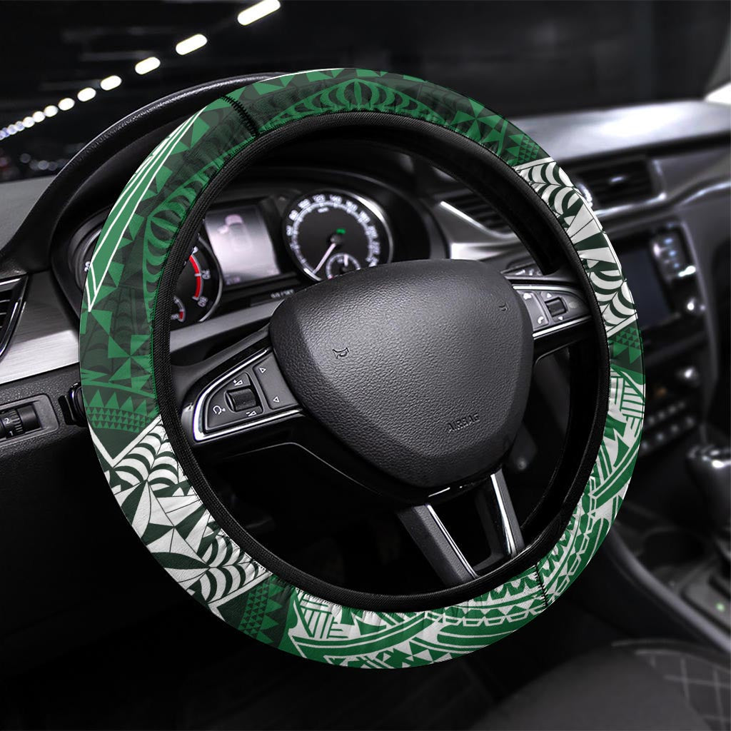 Tonga Takuilau College Steering Wheel Cover Since 1975 Special Kupesi Pattern