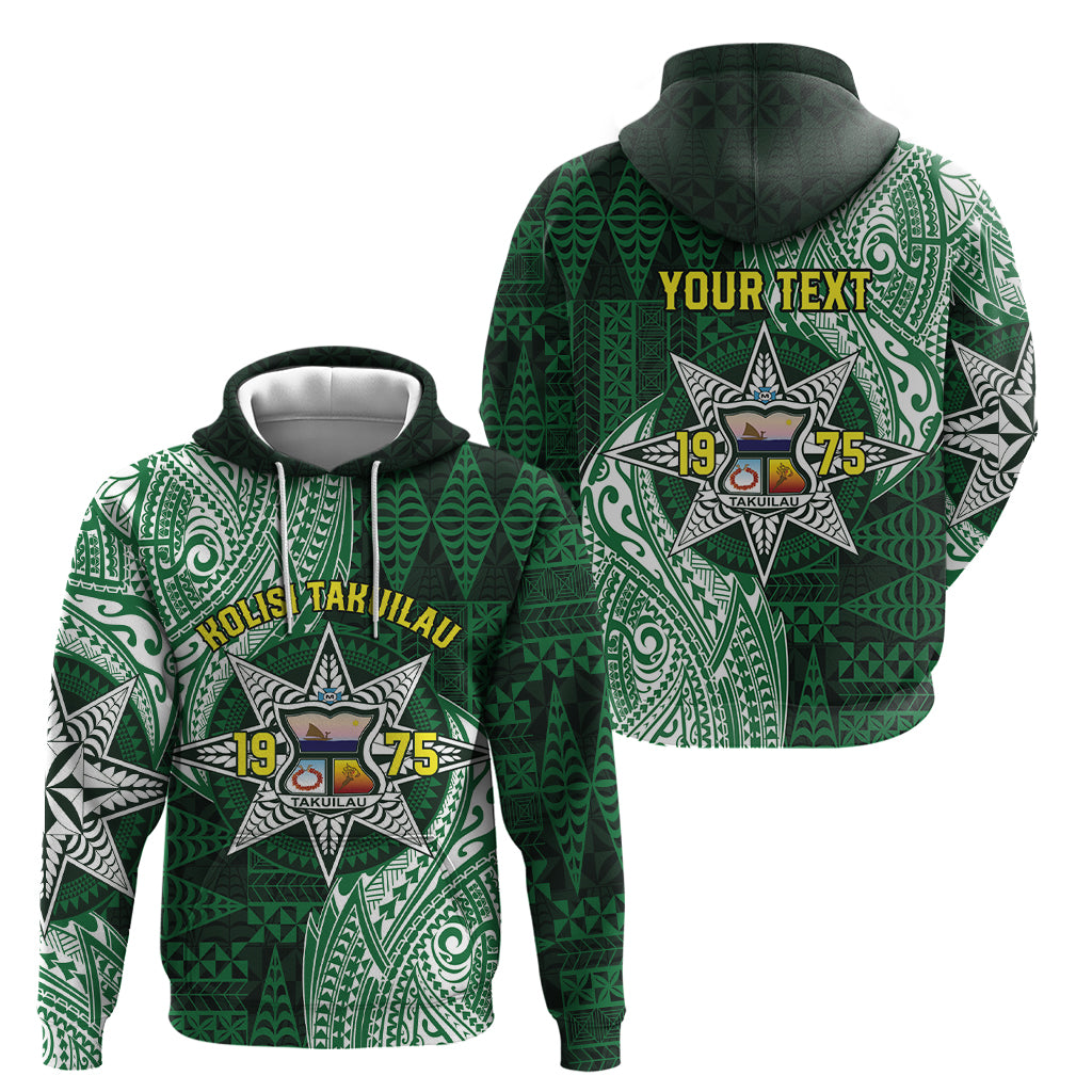 Personalised Tonga Takuilau College Zip Hoodie Since 1975 Special Kupesi Pattern LT9 - Polynesian Pride