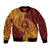 Personalised Tonga Beulah College Bomber Jacket Since 1938 Special Kupesi Pattern