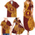 Personalised Tonga Beulah College Family Matching Summer Maxi Dress and Hawaiian Shirt Since 1938 Special Kupesi Pattern