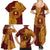 Personalised Tonga Beulah College Family Matching Summer Maxi Dress and Hawaiian Shirt Since 1938 Special Kupesi Pattern