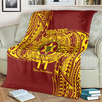 Personalised Tonga High School 77th Anniversary Blanket Special Kupesi Pattern LT9 - Polynesian Pride