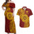 Personalised Tonga High School 77th Anniversary Couples Matching Off Shoulder Maxi Dress and Hawaiian Shirt Special Kupesi Pattern