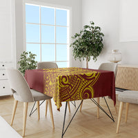 Personalised Tonga High School 80th Anniversary Tablecloth Special Kupesi Pattern LT9 - Polynesian Pride