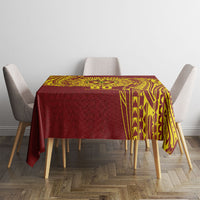 Personalised Tonga High School 80th Anniversary Tablecloth Special Kupesi Pattern LT9 - Polynesian Pride