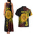 Personalised Tonga High School Couples Matching Tank Maxi Dress and Hawaiian Shirt Since 1947 Special Kupesi Pattern