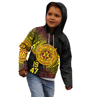 Personalised Tonga High School Kid Hoodie Since 1947 Special Kupesi Pattern LT9 - Polynesian Pride