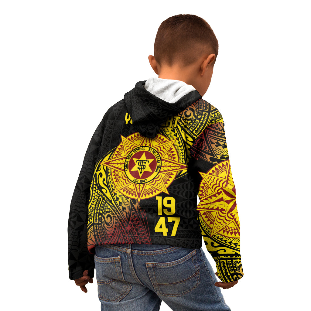 Personalised Tonga High School Kid Hoodie Since 1947 Special Kupesi Pattern LT9 - Polynesian Pride