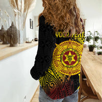 Personalised Tonga High School Women Casual Shirt Since 1947 Special Kupesi Pattern LT9 - Polynesian Pride