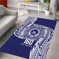 Personalised Tonga Tupou College Tolo 160th Anniversary Area Rug Special Kupesi Pattern LT9 - Polynesian Pride