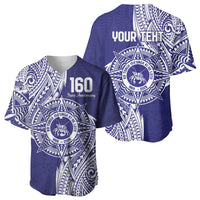 Personalised Tonga Tupou College Tolo 160th Anniversary Baseball Jersey Special Kupesi Pattern LT9 - Polynesian Pride