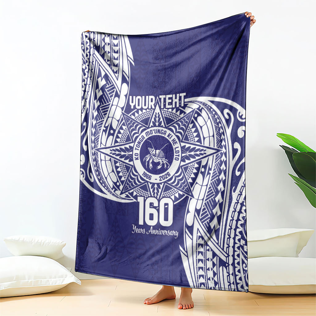 Personalised Tonga Tupou College Tolo 160th Anniversary Blanket Special Kupesi Pattern LT9 - Polynesian Pride