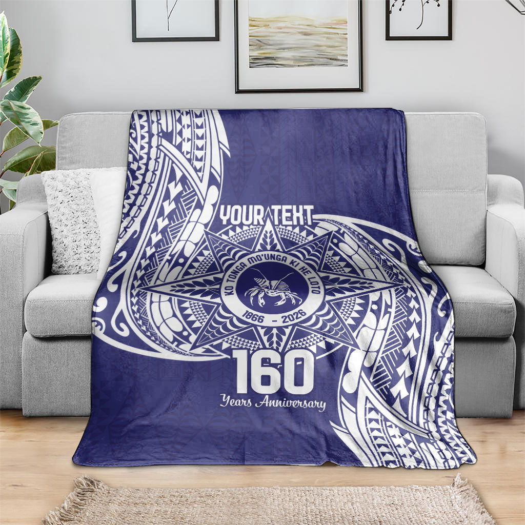 Personalised Tonga Tupou College Tolo 160th Anniversary Blanket Special Kupesi Pattern LT9 - Polynesian Pride