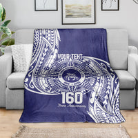 Personalised Tonga Tupou College Tolo 160th Anniversary Blanket Special Kupesi Pattern LT9 - Polynesian Pride