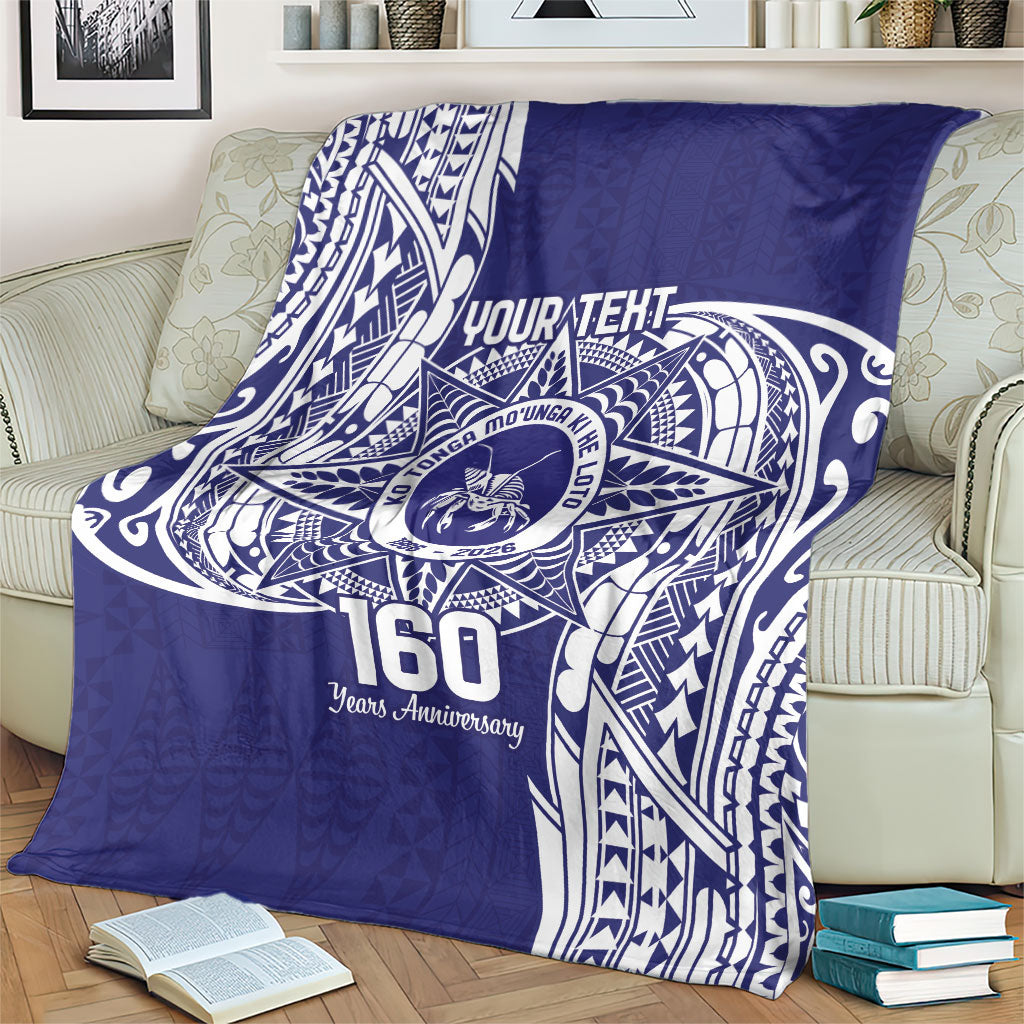 Personalised Tonga Tupou College Tolo 160th Anniversary Blanket Special Kupesi Pattern LT9 - Polynesian Pride