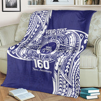Personalised Tonga Tupou College Tolo 160th Anniversary Blanket Special Kupesi Pattern LT9 - Polynesian Pride