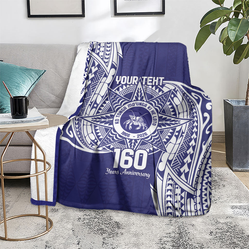 Personalised Tonga Tupou College Tolo 160th Anniversary Blanket Special Kupesi Pattern LT9 - Polynesian Pride