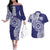 Personalised Tonga Tupou College Tolo 158th Anniversary Couples Matching Off The Shoulder Long Sleeve Dress and Hawaiian Shirt Special Kupesi Pattern