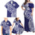 Personalised Tonga Tupou College Tolo 158th Anniversary Family Matching Off Shoulder Maxi Dress and Hawaiian Shirt Special Kupesi Pattern