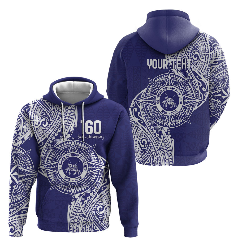 Personalised Tonga Tupou College Tolo 160th Anniversary Hoodie Special Kupesi Pattern LT9 - Polynesian Pride