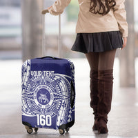Personalised Tonga Tupou College Tolo 160th Anniversary Luggage Cover Special Kupesi Pattern LT9 - Polynesian Pride