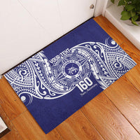 Personalised Tonga Tupou College Tolo 160th Anniversary Rubber Doormat Special Kupesi Pattern LT9 - Polynesian Pride