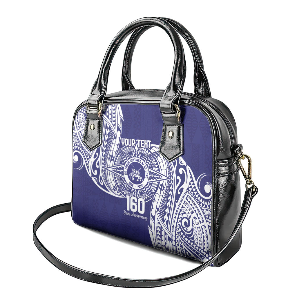 Personalised Tonga Tupou College Tolo 160th Anniversary Shoulder Handbag Special Kupesi Pattern LT9 - Polynesian Pride