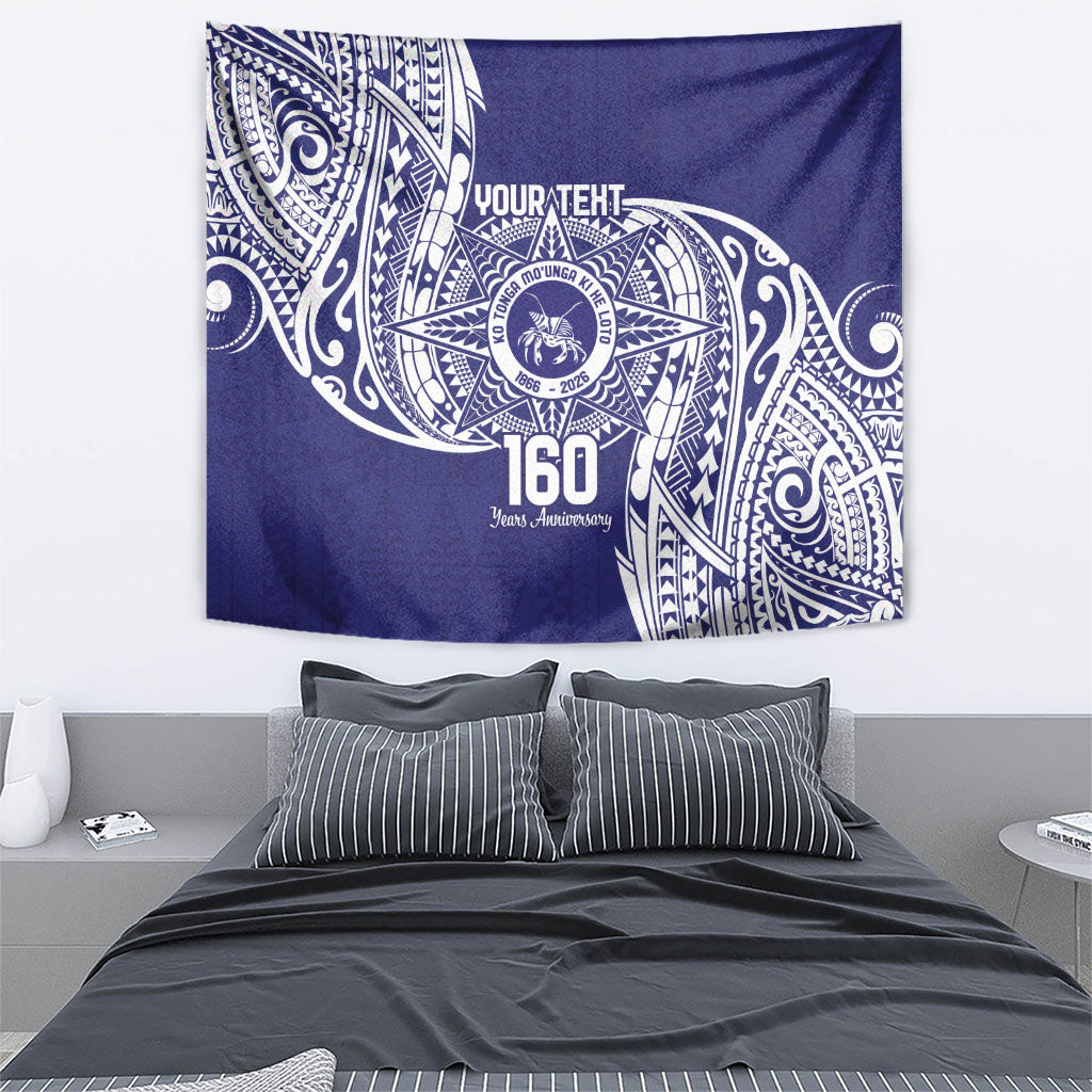 Personalised Tonga Tupou College Tolo 160th Anniversary Tapestry Special Kupesi Pattern LT9 - Polynesian Pride