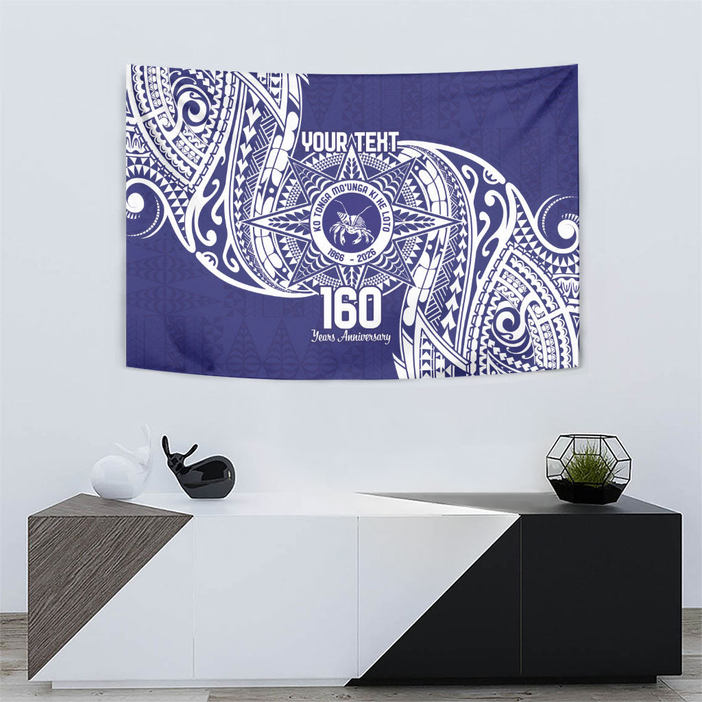 Personalised Tonga Tupou College Tolo 160th Anniversary Tapestry Special Kupesi Pattern LT9 - Polynesian Pride