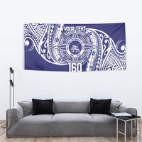Personalised Tonga Tupou College Tolo 160th Anniversary Tapestry Special Kupesi Pattern LT9 - Polynesian Pride
