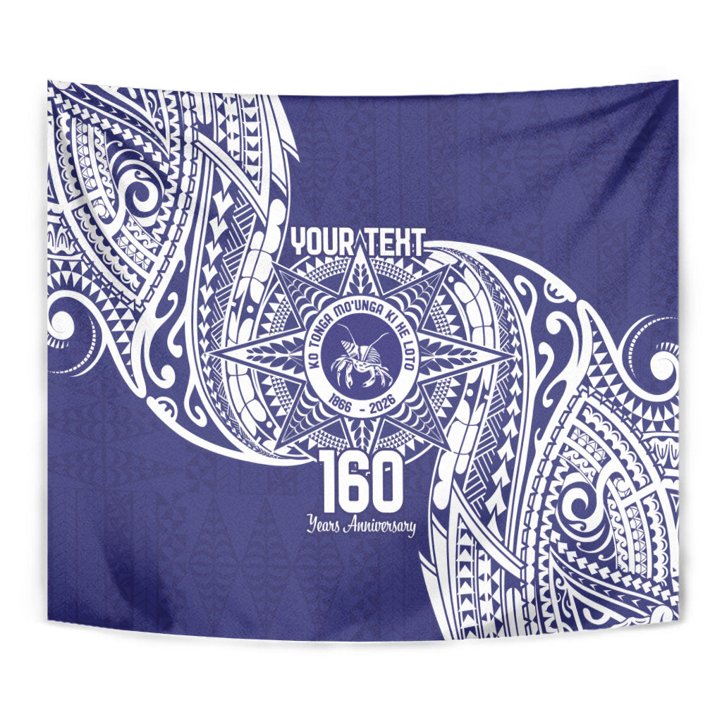 Personalised Tonga Tupou College Tolo 160th Anniversary Tapestry Special Kupesi Pattern LT9 - Polynesian Pride