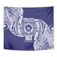 Personalised Tonga Tupou College Tolo 160th Anniversary Tapestry Special Kupesi Pattern LT9 - Polynesian Pride