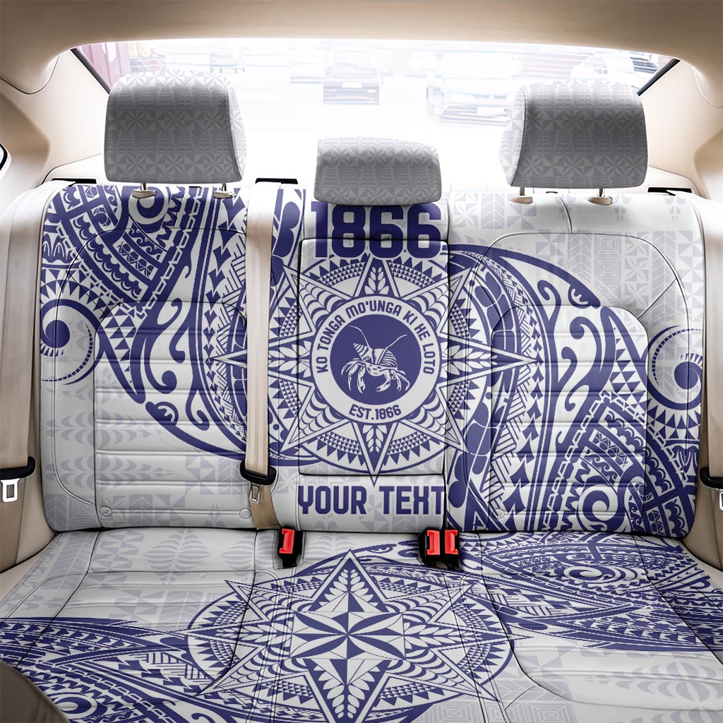 Personalised Tonga Tupou College Tolo Back Car Seat Cover Since 1866 Special Kupesi Pattern LT9 - Polynesian Pride