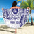 Personalised Tonga Tupou College Tolo Beach Blanket Since 1866 Special Kupesi Pattern