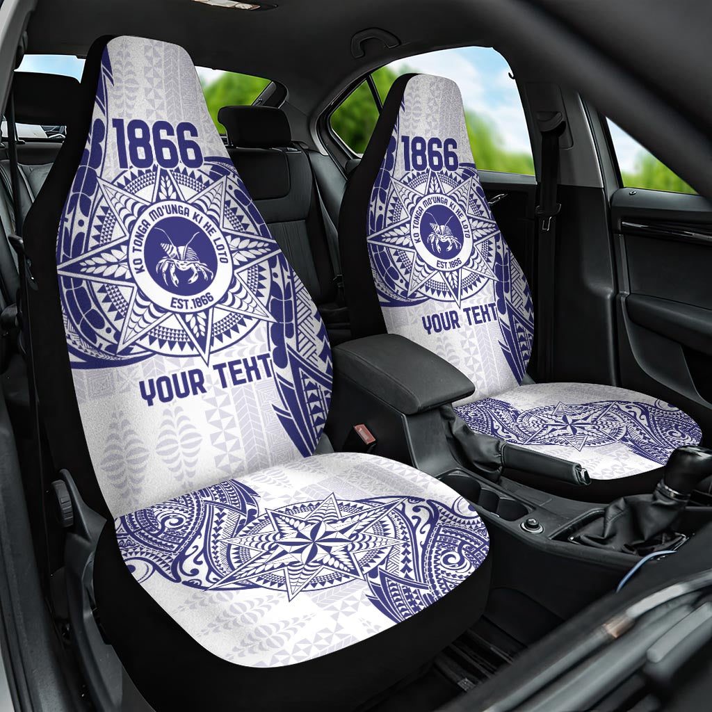 Personalised Tonga Tupou College Tolo Car Seat Cover Since 1866 Special Kupesi Pattern