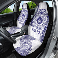 Personalised Tonga Tupou College Tolo Car Seat Cover Since 1866 Special Kupesi Pattern LT9 - Polynesian Pride