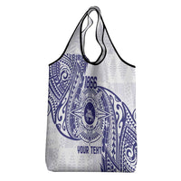 Personalised Tonga Tupou College Tolo Grocery Bag Since 1866 Special Kupesi Pattern LT9 - Polynesian Pride