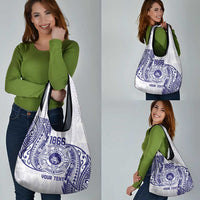 Personalised Tonga Tupou College Tolo Grocery Bag Since 1866 Special Kupesi Pattern LT9 - Polynesian Pride