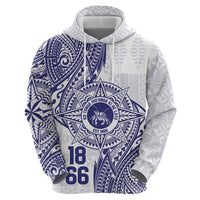Personalised Tonga Tupou College Tolo Hoodie Since 1866 Special Kupesi Pattern LT9 - Polynesian Pride