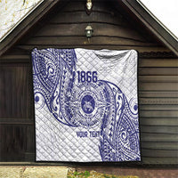 Personalised Tonga Tupou College Tolo Quilt Since 1866 Special Kupesi Pattern LT9 - Polynesian Pride