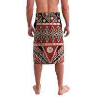 Vintage Bula Fiji Lavalava Red Tapa Masi Motif LT9 - Polynesian Pride