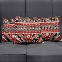 Vintage Bula Fiji Pillow Cover Red Tapa Masi Motif LT9 - Polynesian Pride