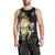 South Africa Protea and New Zealand Men Tank Top Go All Black-Springboks Rugby with Kente And Maori LT9 - Polynesian Pride