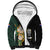 South Africa Protea and New Zealand Sherpa Hoodie Go All Black-Springboks Rugby with Kente And Maori LT9 Unisex Black Green - Polynesian Pride