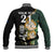 Custom South Africa Protea and New Zealand Baseball Jacket Go All Black-Springboks Rugby with Kente And Maori LT9 - Polynesian Pride