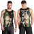 Custom South Africa Protea and New Zealand Men Tank Top Go All Black-Springboks Rugby with Kente And Maori LT9 - Polynesian Pride