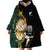 Custom South Africa Protea and New Zealand Wearable Blanket Hoodie Go All Black-Springboks Rugby with Kente And Maori LT9 - Polynesian Pride