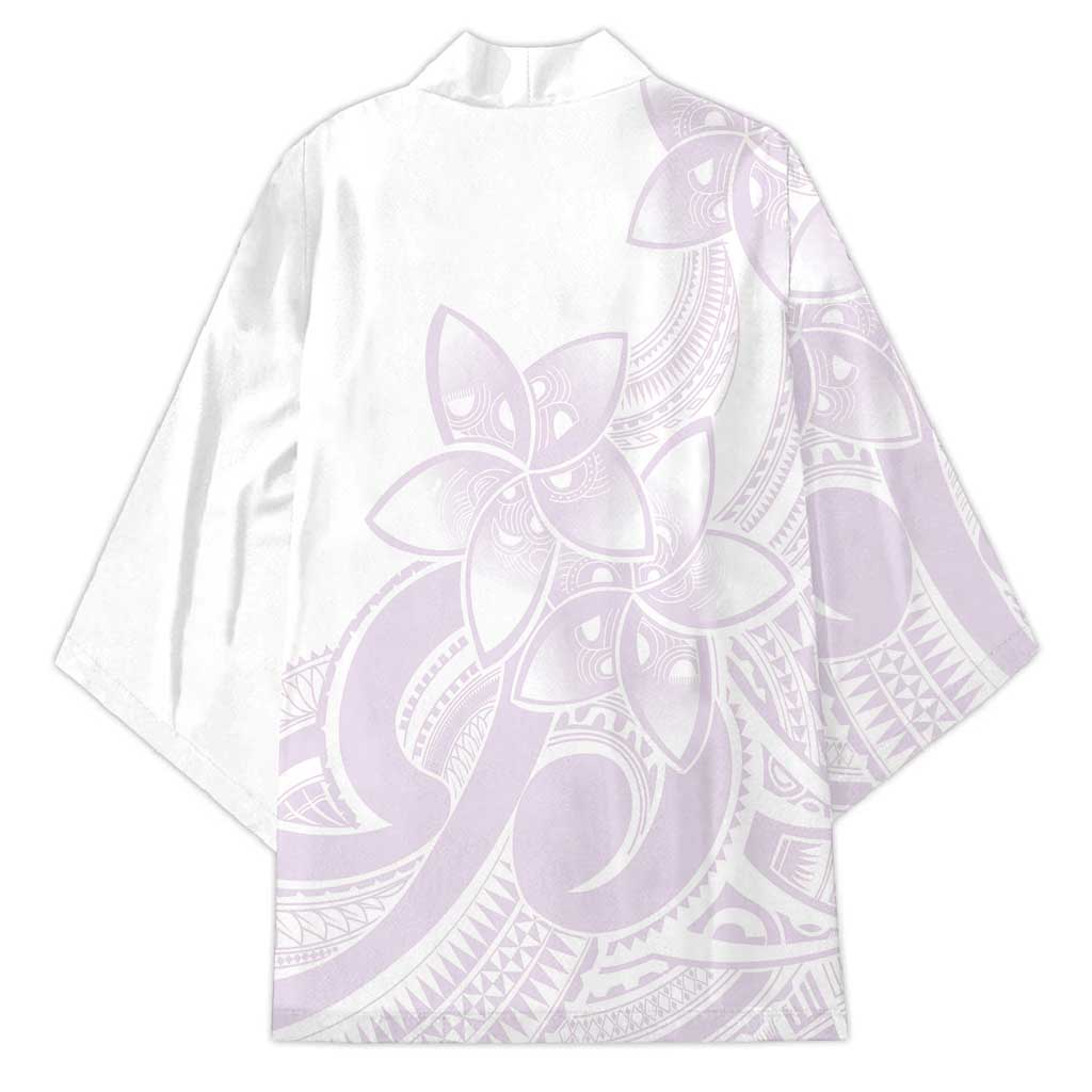 Polynesian Tribal Plumeria Lotu Tamaiti Kimono Pastel Mauve LT9 - Polynesian Pride
