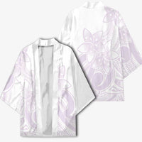 Polynesian Tribal Plumeria Lotu Tamaiti Kimono Pastel Mauve LT9 - Polynesian Pride